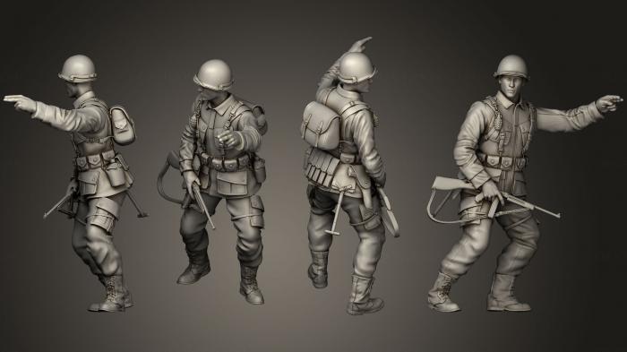 Military figurines (STKW_0234) 3D model for CNC machine